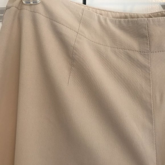 Vintage 80s Club Newport Capris Pants Size 8 USA Soft Light Tan Cropped EUC - Picture 7 of 10